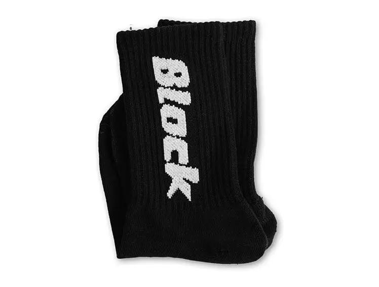 Calcetin Largo Block Unisex Negro