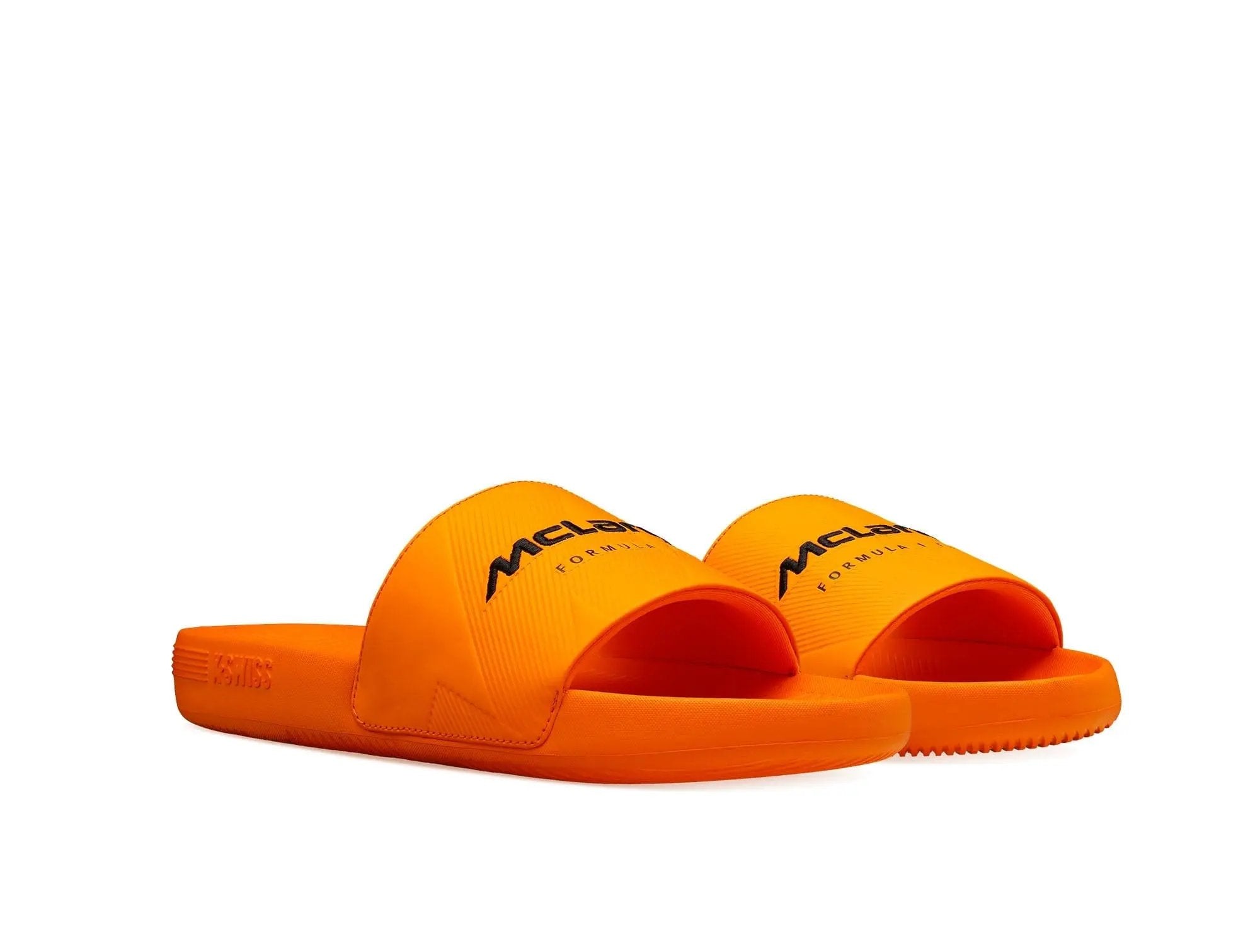 Sandalia Kswiss Mclaren Slide Sandal Hombre Naranjo