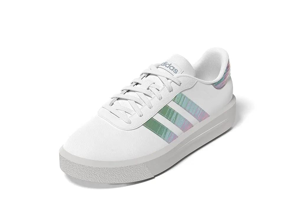 Zapatilla Adidas Court Plataforma Mujer Blanco