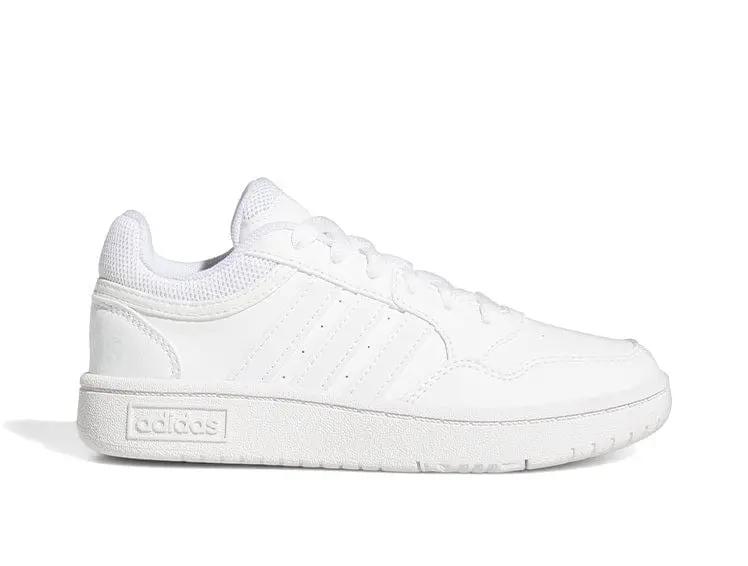 Zapatilla Adidas Hoops 3.0 Junior Mono Blanco