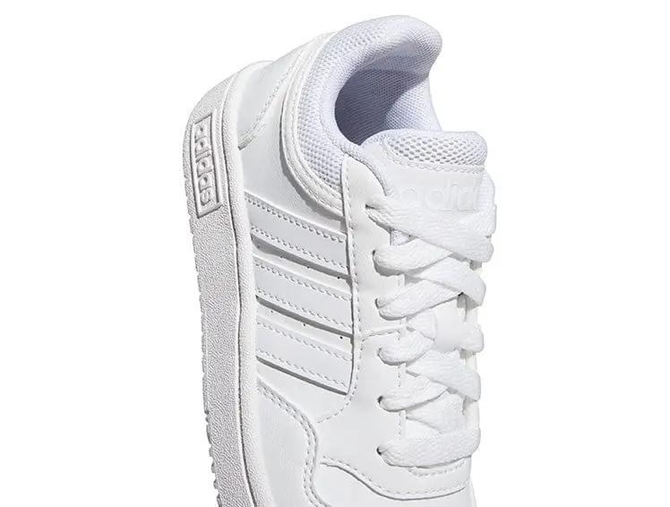 Zapatilla Adidas Hoops 3.0 Junior Mono Blanco