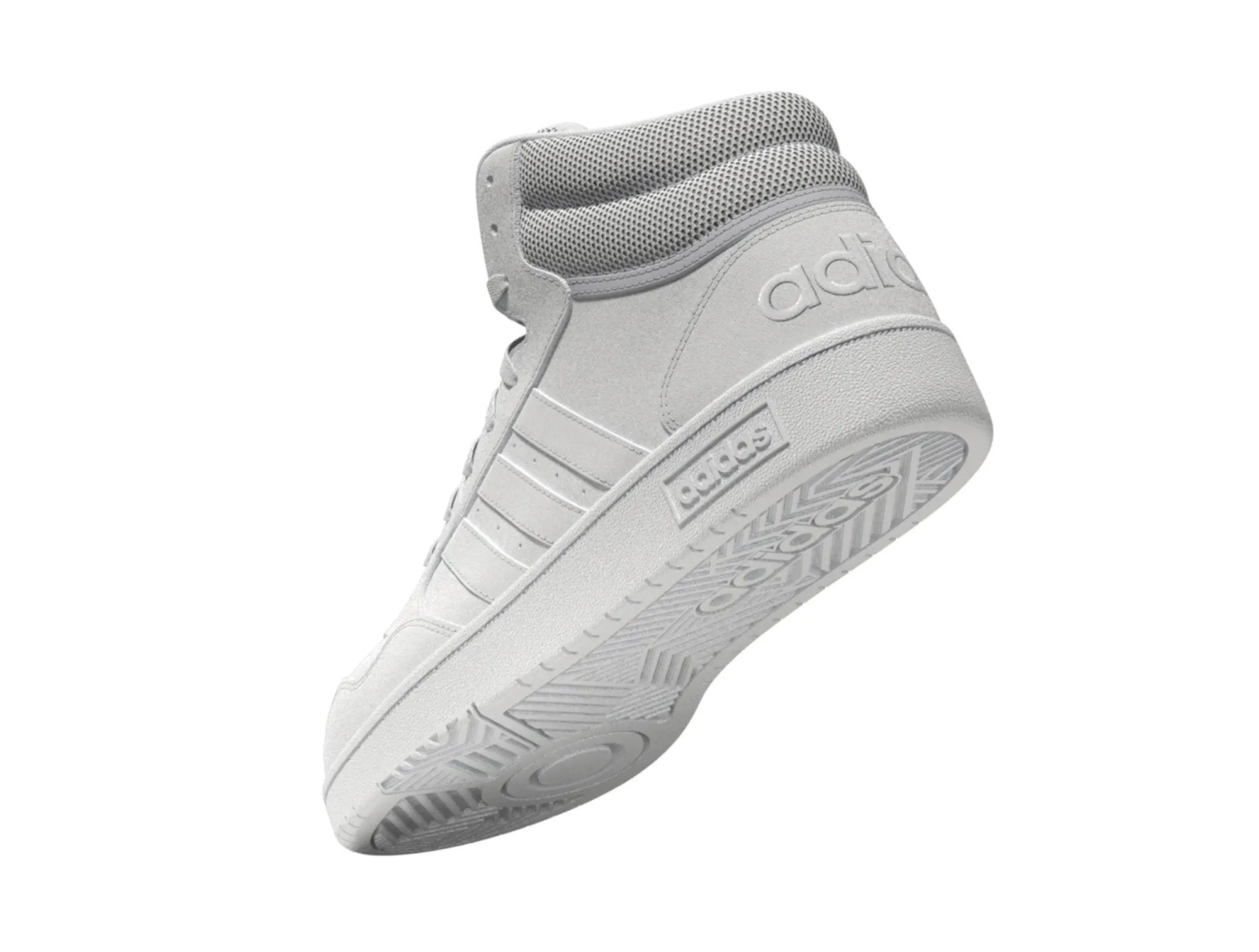 Zapatilla Adidas Hoops 3.0 Mid Mujer Mono Blanco