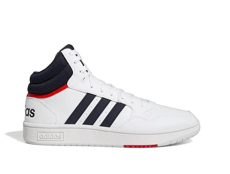 Zapatilla Adidas Hoops 3.0 Vintage Mid Hombre Blanco