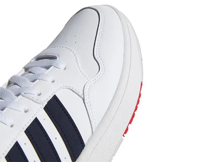 Zapatilla Adidas Hoops 3.0 Vintage Mid Hombre Blanco