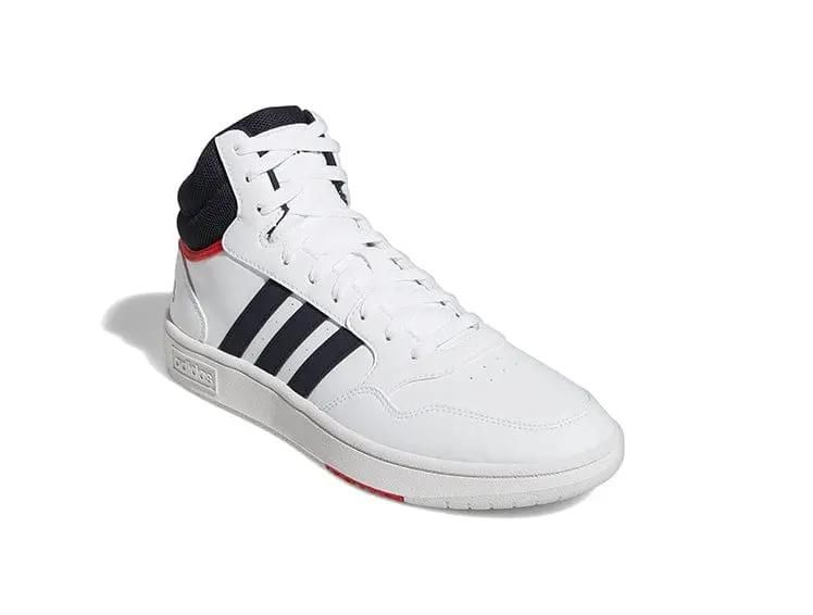 Zapatilla Adidas Hoops 3.0 Vintage Mid Hombre Blanco