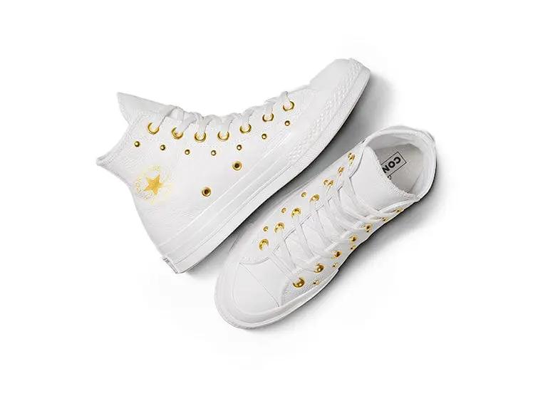 Zapatilla Converse Chuck 70 Studded Mujer Blanco