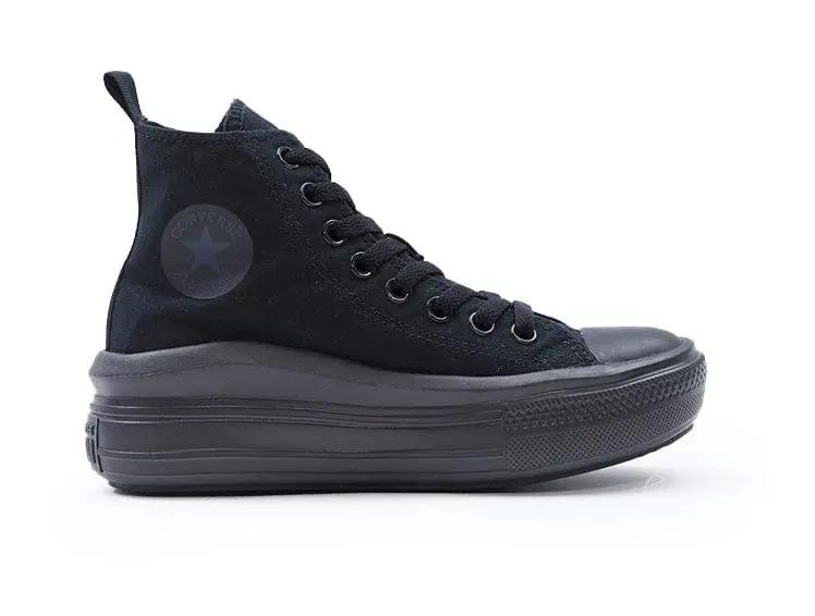 Zapatilla Converse Chuck Taylor Move Plataforma Mujer Mono Negro