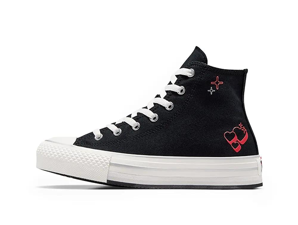 Zapatilla Converse Chuck Taylor Plataforma Mujer Negro