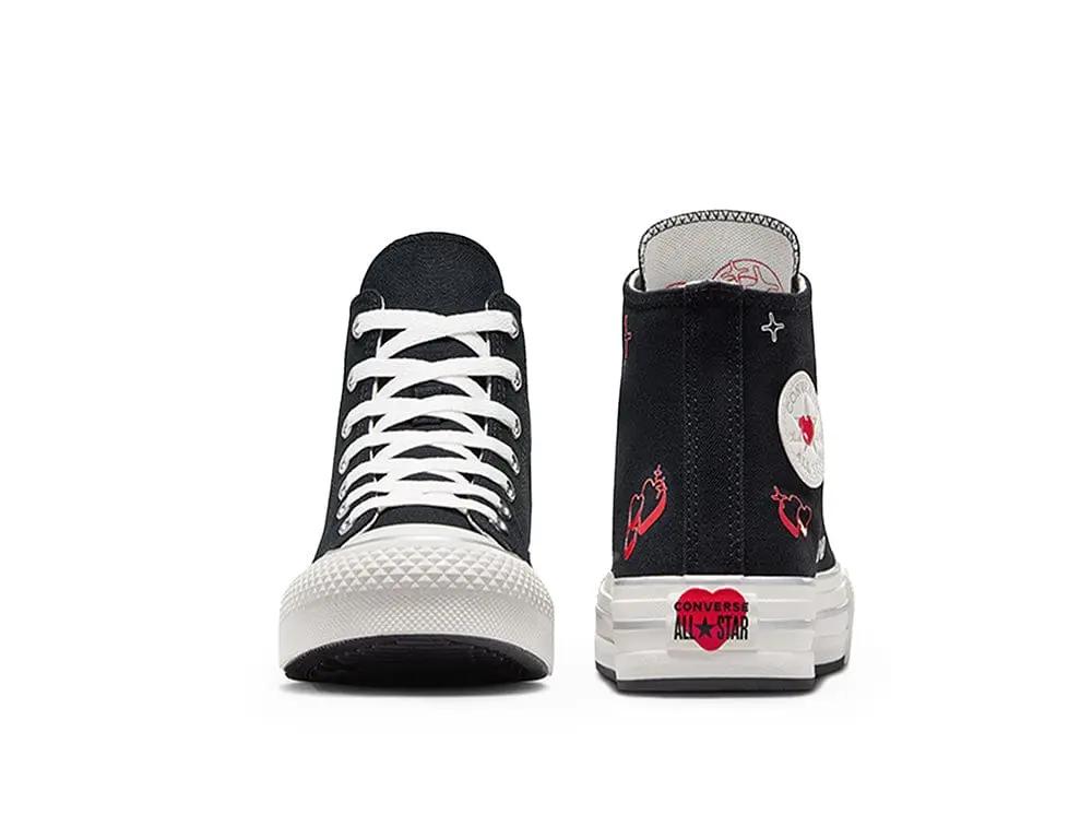Zapatilla Converse Chuck Taylor Plataforma Mujer Negro