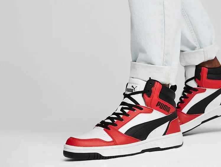 Zapatillas Puma Rebound V6 Hombre Rojo