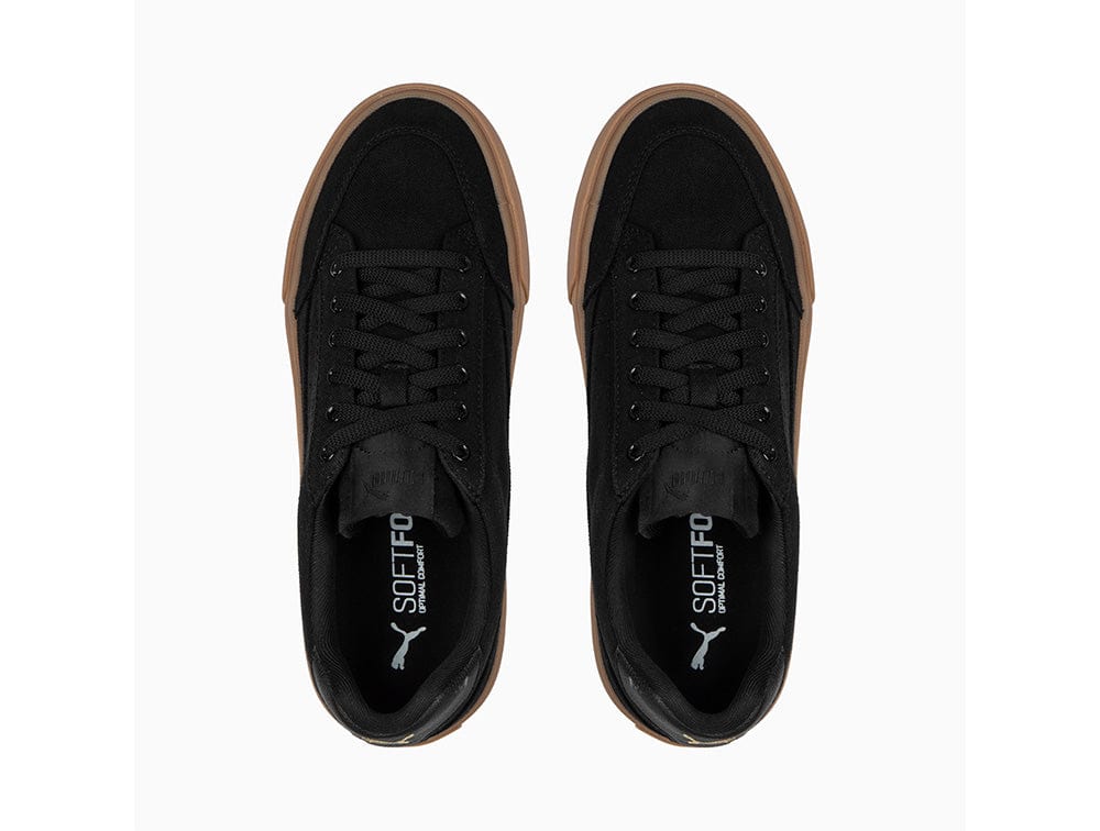 Zapatilla Puma Court Classic Vulc Hombre Negro - Suela Gum