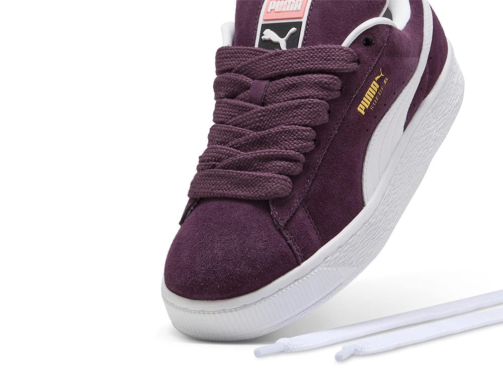 Zapatillas Puma Suede Xl Mujer Burdeo