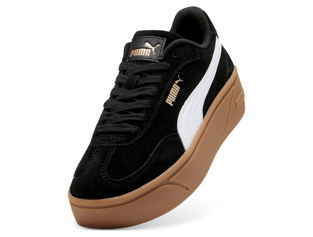 Zapatillas Puma Club II Era Plataforma Mujer Negro