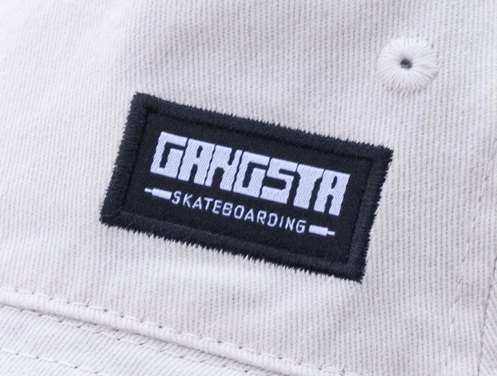 Bucket Gangsta Reversible Unisex Negro-Beige